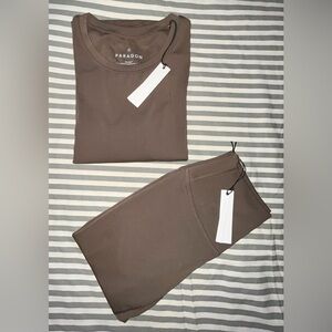 Paragon Reluna Icon Sculptseam Plus Leg + Full Length Long Sleeve Truffle Sz M